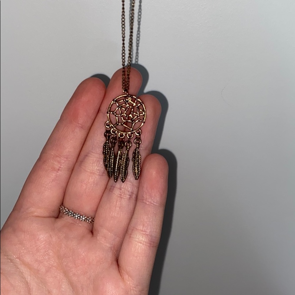 Dream catcher necklace